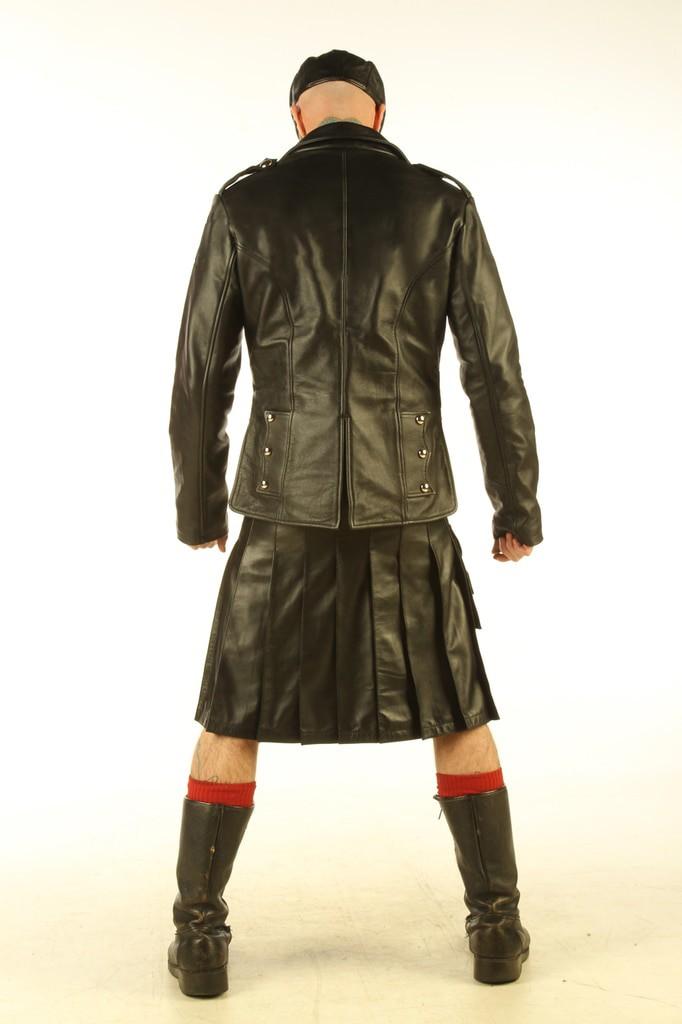 Leather Scottish Kilt