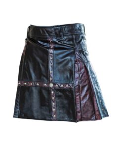 Steampunk Leather Kilt
